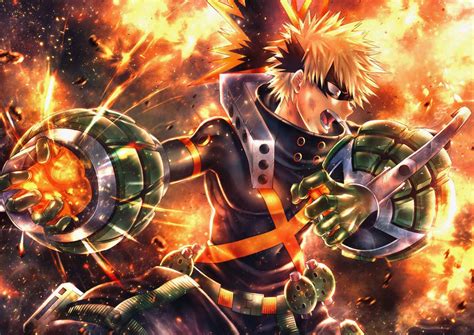 Katsuki Bakugou Hd Wallpapers Background Images Wallpaper Abyss