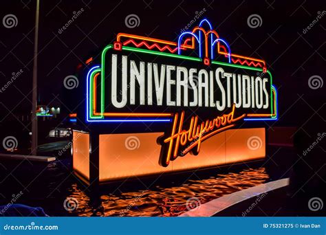 Universal Studios Hollywood Sign Editorial Photo | CartoonDealer.com ...