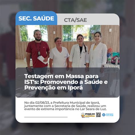 Testagem em Massa para ISTs Promovendo a Saúde e Prevenção em Iporá