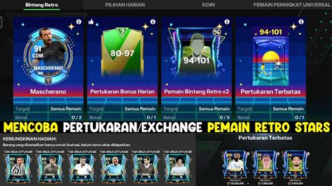 Exchange Pertukaran Pemain Bintang Retro Ovr Di Event Retro