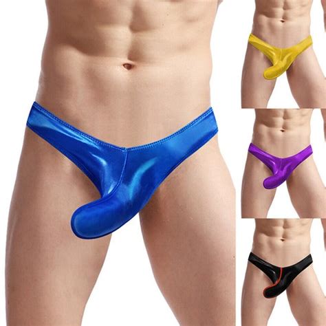 Men Long Sheath Thong Elephant Nose Pouch T Back Bikini Briefs Sexy Underwear Ebay