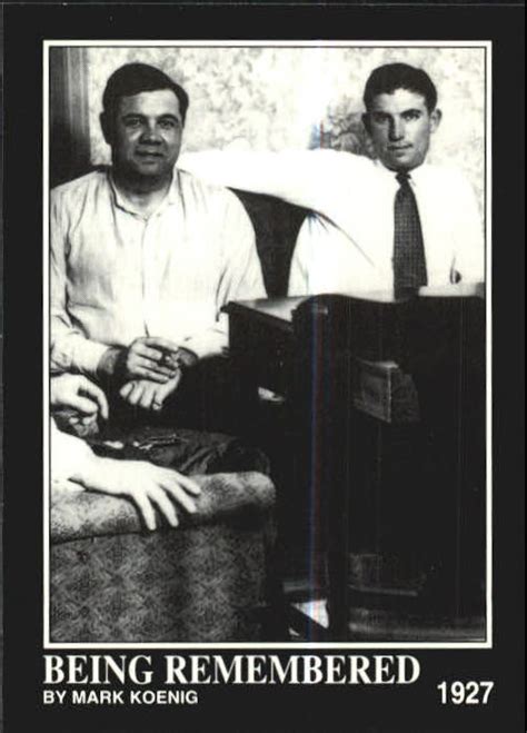 1992 Megacards Babe Ruth 154 Babe Ruth BEING REMEMBERED R11503 NM MT