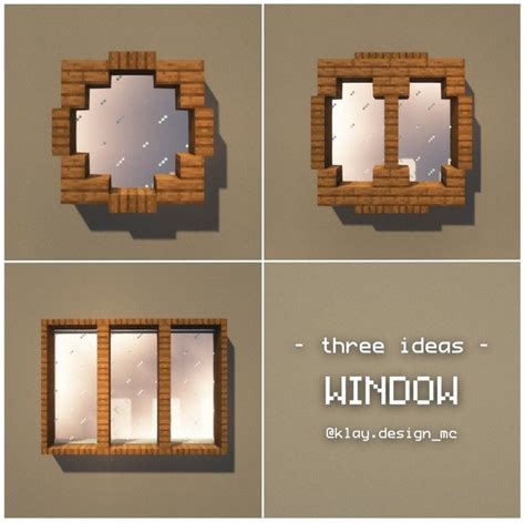 Beautiful Minecraft Window Designs