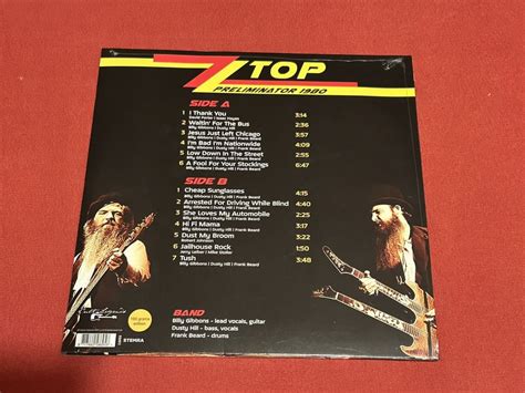 ZZ Top Preliminator 1980 Vinyl Album Kaufen Auf Ricardo