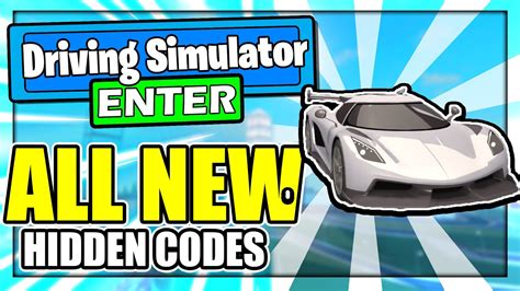 Driving Simulator August 2021 All New Secret Op Codes Roblox Driving Simulator Youtube