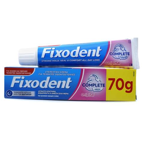 Fixodent Complete Original Denture Adhesive Cream 70g