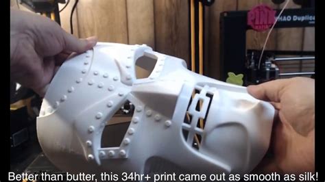 D Printing Dr Doom Mask W Cr Youtube