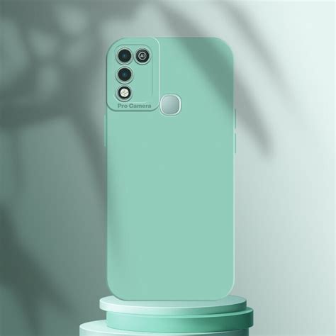 เคสinfinix hot play Square Soft ซลโคนคลมทงหมดกลองกนกระแทกเคสปองกนยางฝาหลงเคส