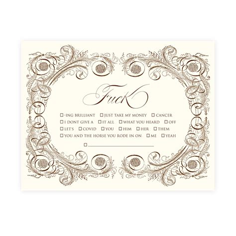 Alexa Pulitzer Fuck Check List Cards