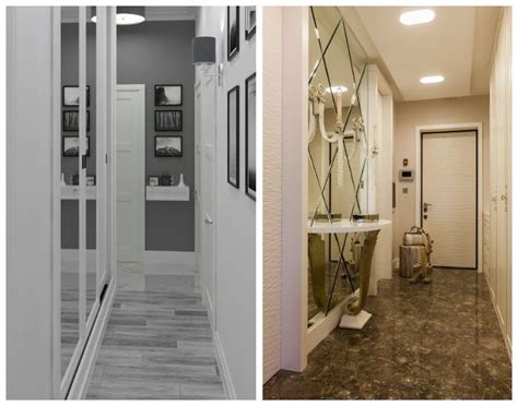 Длинный узкий коридор: дизайнерские хитрости, которые помогут ...