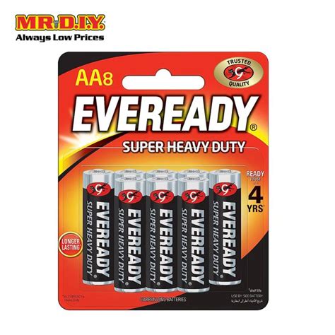 EVEREADY Super Heavy Duty Battery AA 8 Pieces MR DIY