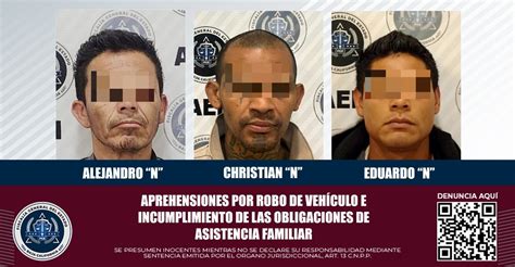 Aprehende Fge A Tres Sujetos Dos Investigados Por Robo De Veh Culo Y