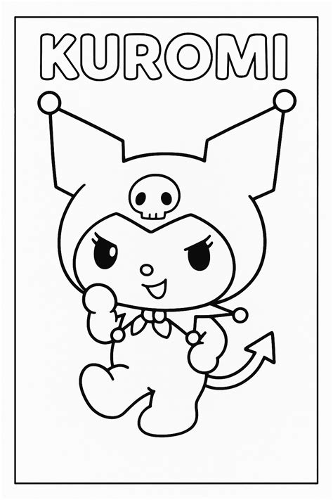 Desenho Da Kuromi Para Imprimir - 6