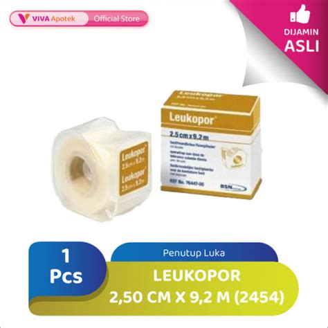 Leukopor 2 50 Cm X 9 2 M Untuk Menutup Luka 1 Pcs