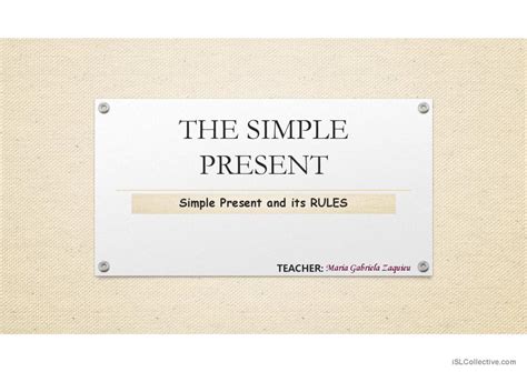 Simple Present Rules and Examples gr…: English ESL powerpoints