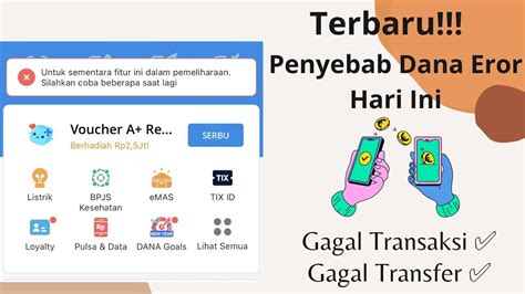 Penyebab Dana Error Hari Ini Terbaru Youtube