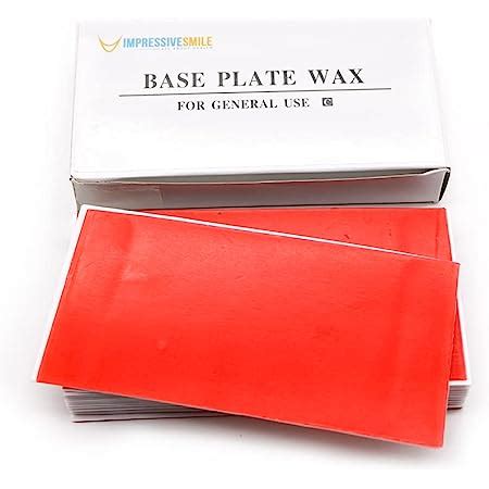 Amazon Pcs Dental Base Plate Wax Base Plate Wax Orthodontic