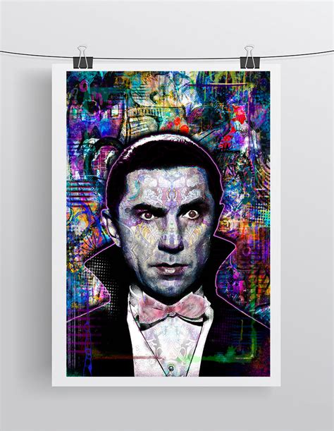 Dracula Poster, Bela Lugosi Tribute Fine Art – McQDesign