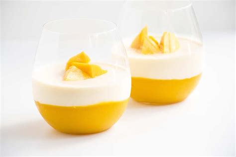 Refreshing Mango Panna Cotta Baking Ginger