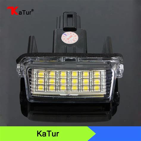 Error Free 18SMD LED License Number Plate Lights Lamp For Toyota Camry