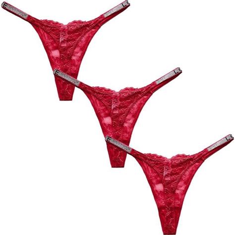 String En Dentelle Femme Culottes Sexy Taille Basse Tanga Slips Transparente Lingerie Sous