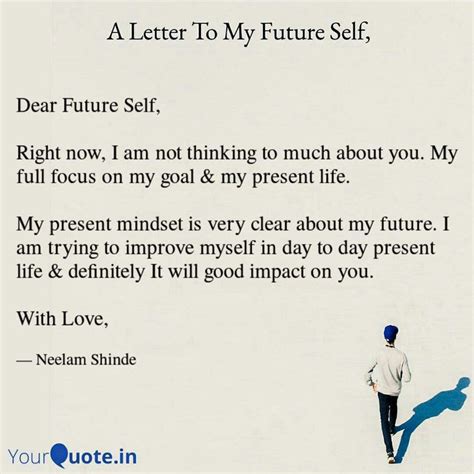 Motivational Quote Letter To Future Self Dear Future Self Letters