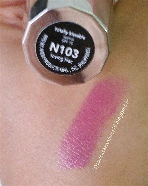 Avon Totally Kissable Lipstick - Loving Lilac - Review and Swatches
