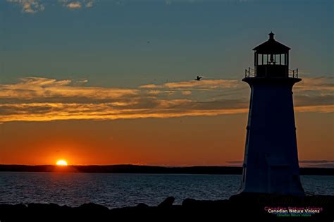 Canadian Nature Visions | Peggy's Cove Light at Sunset