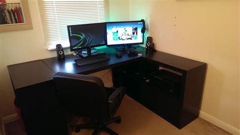 Expedit Desk setup - IKEA Hackers