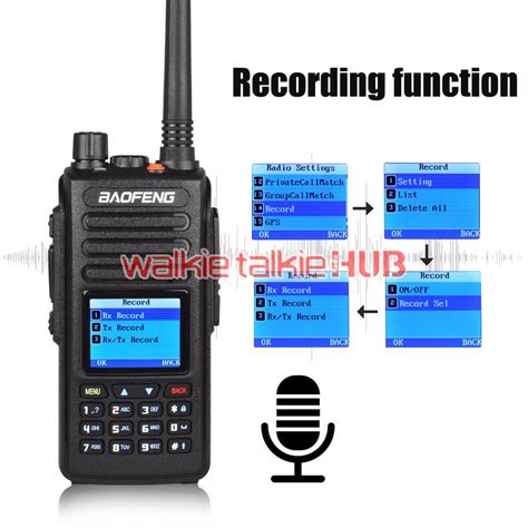 Baofeng Dm Gps Dmr Walkie Talkie Vhf Uhf Dual Band Digital Two Way