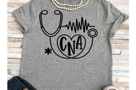 Nurse Svg Dxf Jpeg Silhouette Cameo Cricut Cna Stethoscope