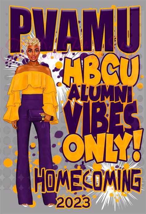 Pvamu Alumni Vibes Only Png Etsy