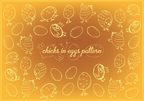 Free Easter Chicks Vector Background 104484 Vector Art at Vecteezy