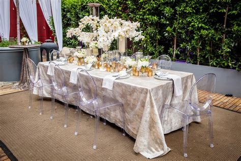 How To Work With Mixed Metallics Linen Rentals Wedding Table Linen Runners Chair Covers