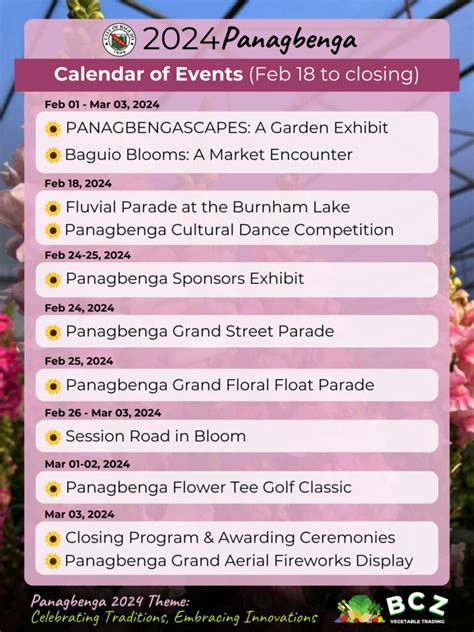 Celebrate With Baguio 2024 Panagbenga Festival Bcz Vegetable Trading