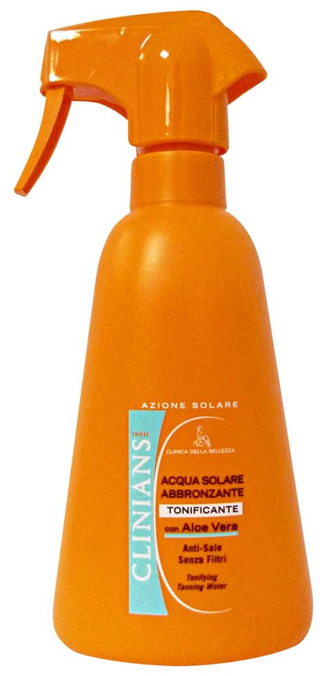 K Rpersonnenschutz Acqua Solare Abbronzante Tonificante Con Aloe Vera