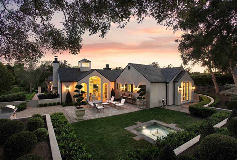 Inviting farmhouse style cottage in Montecito surrounded by lush gardens