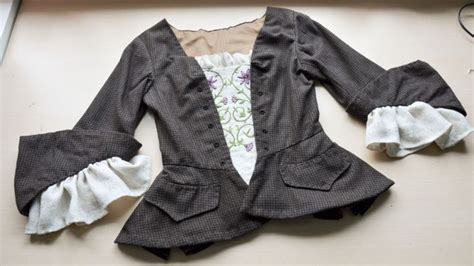 Making An 18th Century “undress” Costume The Jacket Angela Clayton