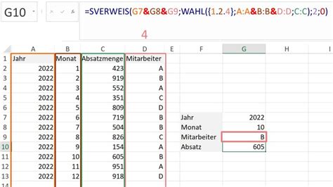 SVERWEIS mit 2 Suchkriterien Funktion einfach erklärt mit Video