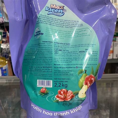Mua Nước giặt xả MaxKleen vườn hoa thanh khiết túi 2.2kg giá rẻ nhất ...