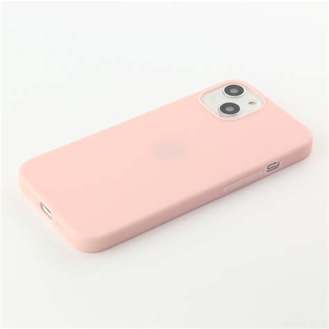 Hülle iPhone 13 mini - Silkon Mat - Hellrosa