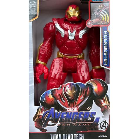 Boneco Vingadores Hulk Buster Cm Som E Luz Boneco Marvel Shopee