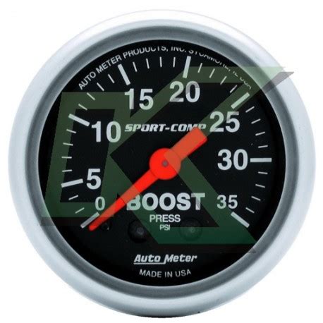 Medidor Presion Turbo Boost Psi Sport Comp Autometer