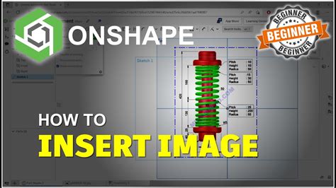 Onshape How To Insert Image Tutorial Youtube