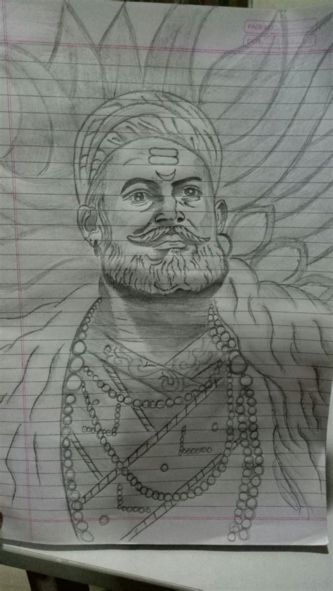 Chhatrapati Shivaji Maharaj Sketch By Shubham Hanchate Sketches