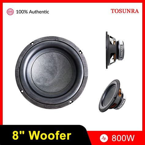 TOSUNRA 8 Replacement 800Watts Speaker Unit Subwoofer Audio 100Watts