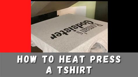 How To Heat Press Tshirts Working From Home Youtube