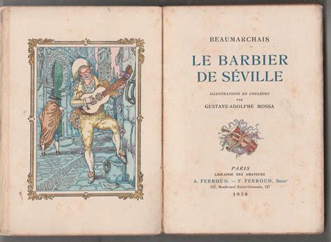 Le Barbier de Séville Illustrations en couleurs par Gustave Adolphe