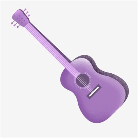 Purple Guitar Clip Art