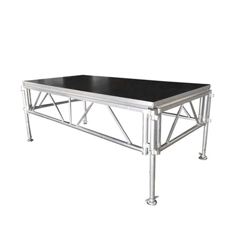 All Terrain Height Adjustable Aluminum Event Stage Platform 4x8 Stage ...